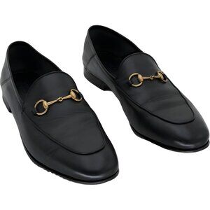 Gucci Jordaan Loafers Black Men's EU 41.5